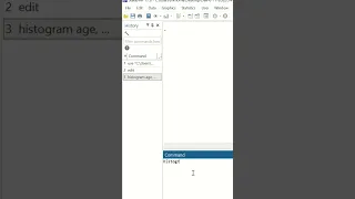 Histogram in STATA