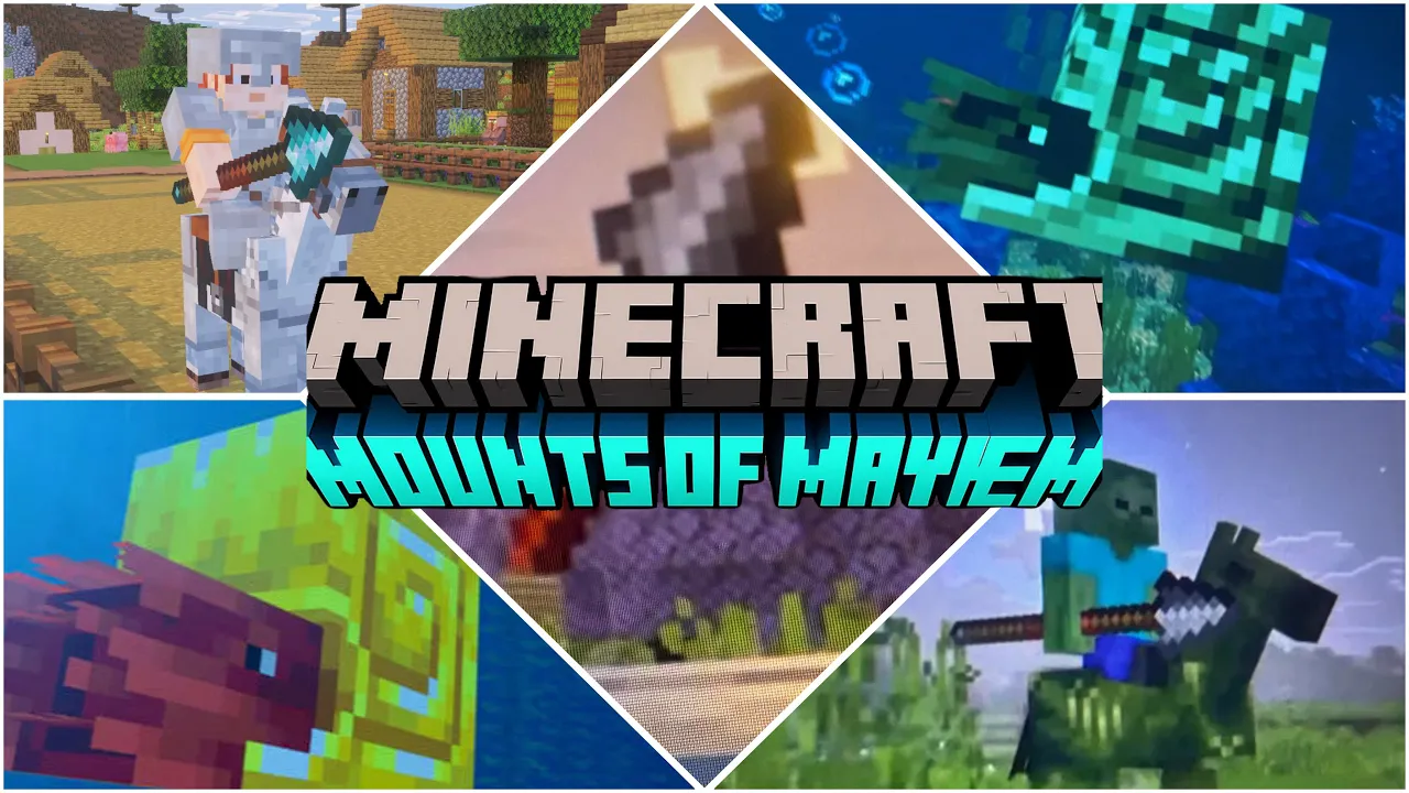 *NUEVA ACTUALIZACION* Minecraft MOUNTS OF MAYHEM Todo lo que necesitas saber!!!