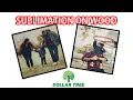 Sublimation on dollar tree wood planks for beginners