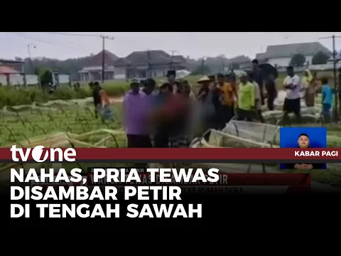 Warga Sampang Tewas Tersambar Petir Saat Berteduh di Tengah Sawah
