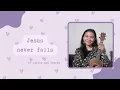 Download Lagu JESUS NEVER FAILS ♡ ukulele cover with lyrics + chords