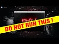 The Most Dangerous Linux Command Explained