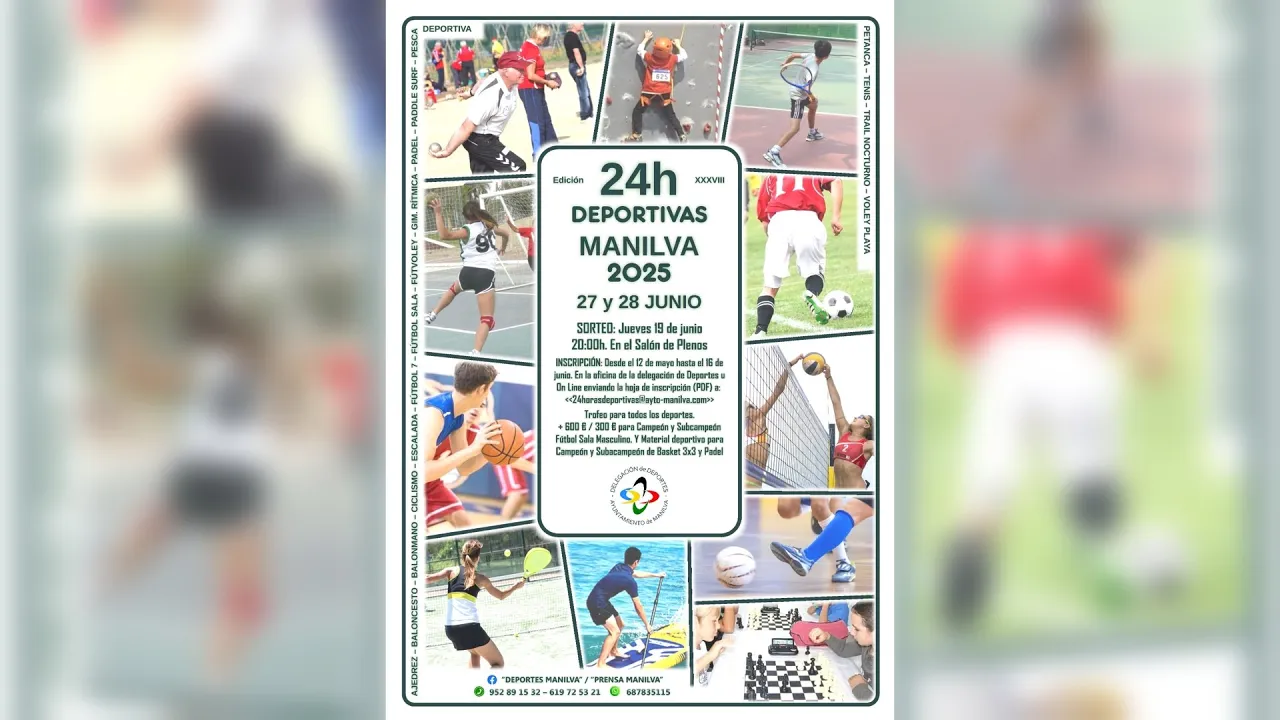 Presentación Cartel 24 Horas de Manilva 2025