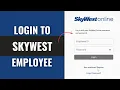 How To Login Skywest Employee Portal 2025 Skywest Online Login FULL GUIDE