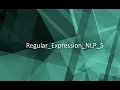 Regular Expressions for NLP Part 5 Substituting Patterns with re sub