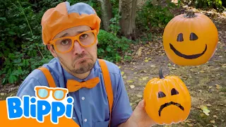 Blippi Mengunjungi Taman Labu - Menghias Labu - Spesial Halloween | Blippi Bahasa Indonesia