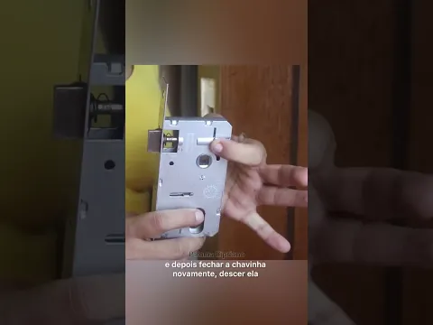 Hoje eu vou mostrar como instalar fechadura de porta @palomacipri