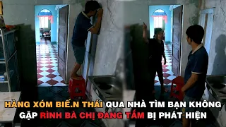 Hàng Xóm Qua Rình Bà Chị Đang Tắm Bị Phát Hiện  #drama