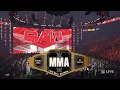 WWE 2K23 FULL MATCH Rowdy Josh Vs Baron Corbin On RAW MMA Title Match