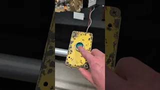 I pushed the button! (LEGO Fallout Vault by Caleb Saw)