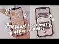 How to customize home screen using focus mode in your iphone cute neutral icon set wallpaper