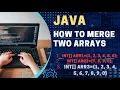 How to Merge Two Arrays Java Tamil Merge two arrays elements to store third array