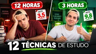 Como estudar MENOS e aprender MAIS? 🤯 12 Técnicas Científicas