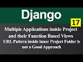 Multiple Application inside Project and their Function Based Views in Django Hindi