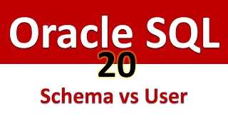 Oracle SQL Developer Tutorial For Beginners 20 Schema vs User