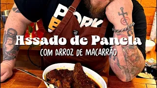 Assado de Panela Maranhense com Arroz de Macarrão e Farofa de Farinha D’água | CANSEI DE SER CHEF