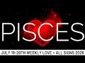 PISCES SOMEONE WANTS TO GET WAYY CLOSER TO YOU THE CHOICE IS YOURS - July Weekly Love Tarot 2026