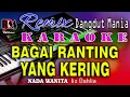 Download Lagu Bagai Ranting Yang Kering || Karaoke (Nada Wanita) Iis Dahlia - Disco Dangdut Orgen Tunggal