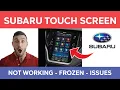 Subaru Touch Screen Is Not Working - How to Fix