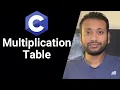 C programming Bangla Tutorial 5 99 Multiplication Table