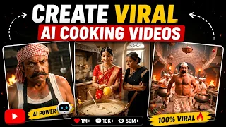 How To Make Viral Ai Cooking Videos | Ai Se Cooking Videos Kaise Banaye | Ai Cooking Video Tutorial