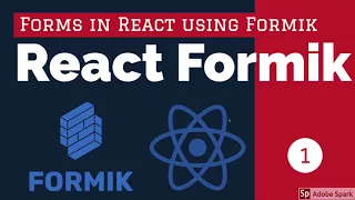 React Formik - writing Basic Forms in React