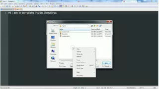 AngularJS tutorial Chapter 7 Part3 - templateUrl