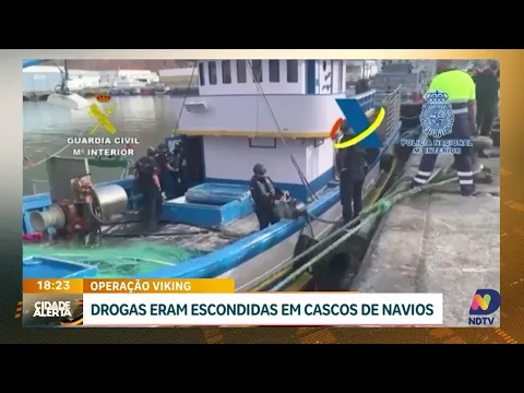 Drogas escondidas em cascos de navios: Operação Viking desarticula esquema