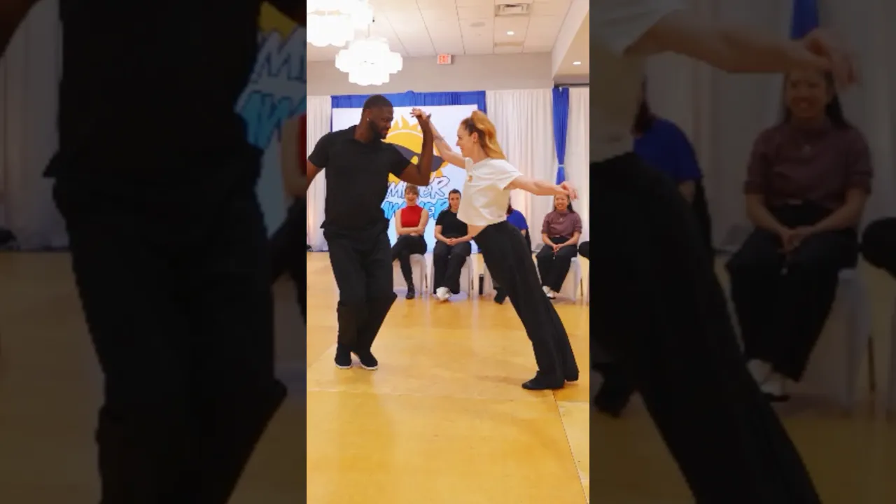 Her lean was CRAZY 😱🤩 #improv #westcoastswing