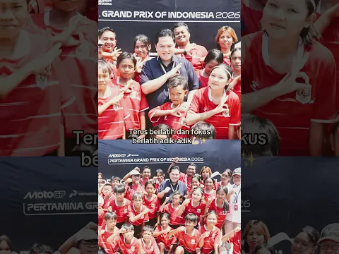 Terus berlatih dan bermimpi adik-adik! 🇮🇩