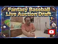 Fantasy Baseball Live Auction Draft Commentary