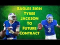 Eagles Sign Tyree Jackson To Future Contract l Eagles Looking For Number 2 Tight End l Big Size TE