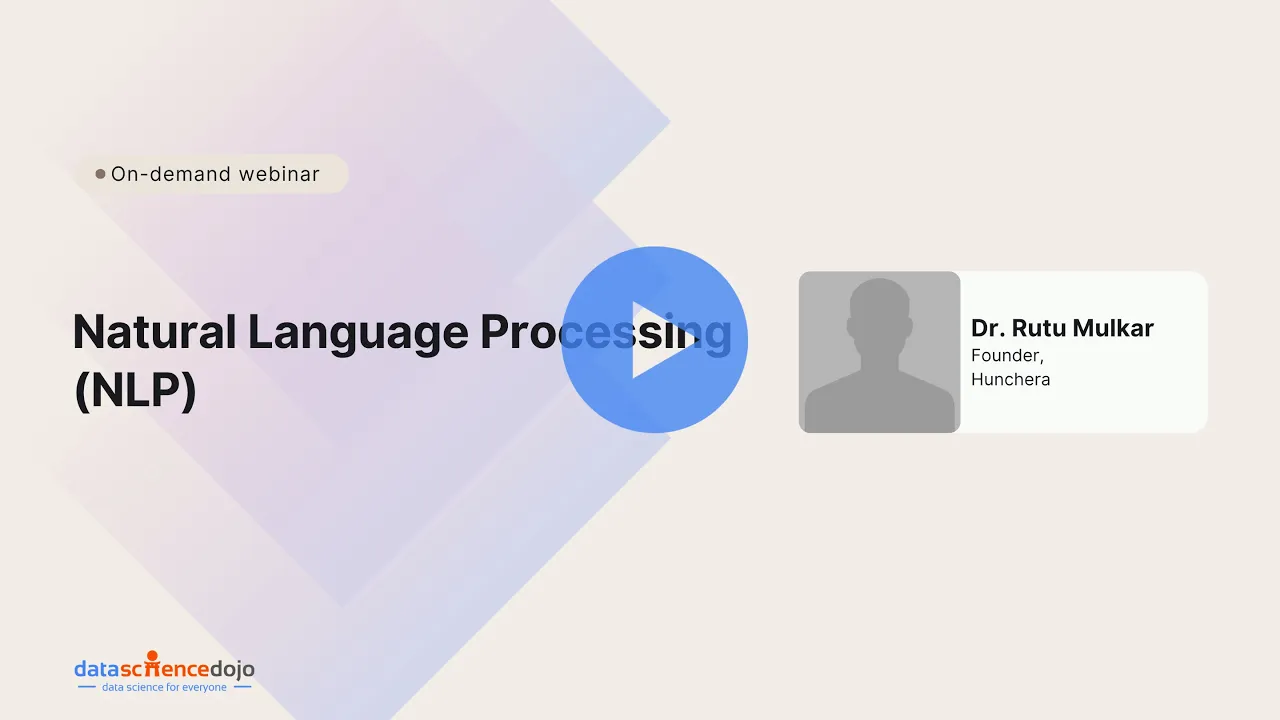 Introduction to Natural Language Processing (NLP) | Community Webinar