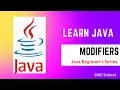 Learn Java - Modifiers