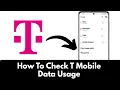 How To Check T Mobile Data Usage 2025