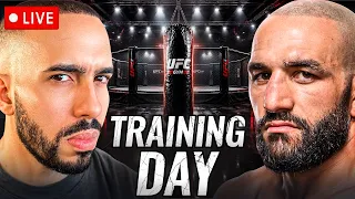 TRAINING WITH TOP UFC FIGHTERS!! TAP IN!! (IRL STREAM)