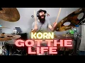 Download Lagu KORN | GOT THE LIFE - DRUM COVER.