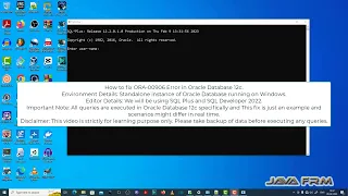 ORA-00906 missing left parenthesis - Oracle Database 12c Error Messages