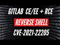 GitLab RCE Reverse Shell CVE-2021-22205