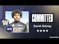 4-star WR Zerek Sidney Commits to Washington No 6 Player in AZ