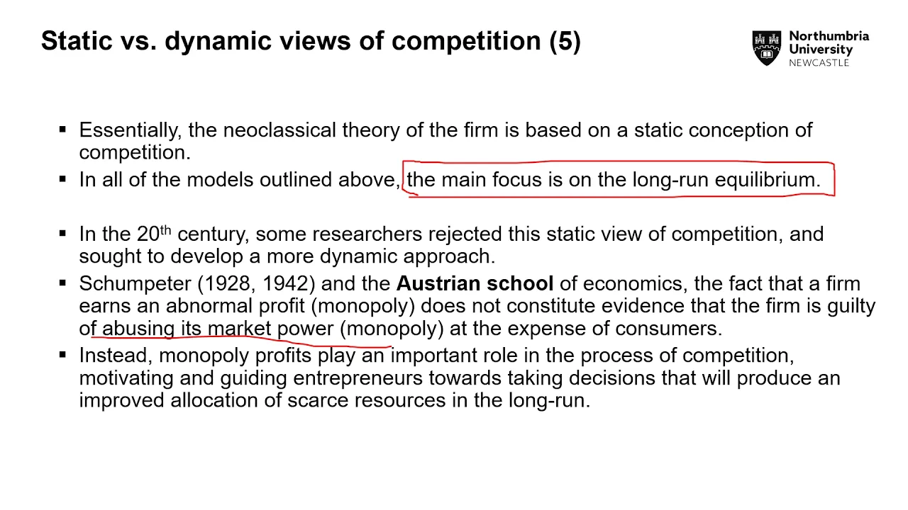 SM9628 - Lecture 20 - The Structure-Conduct-Performance Paradigm