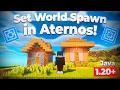 How to Set World Spawn in Aternos Server For all players in Minecraft