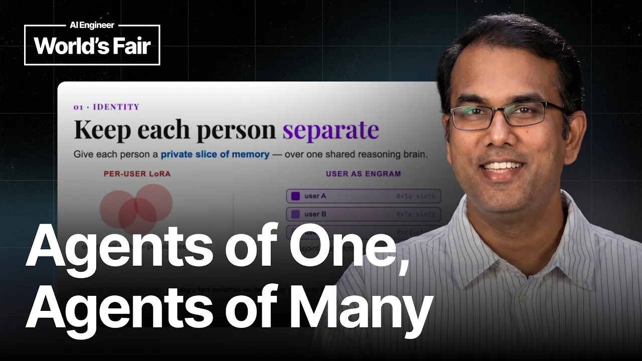 Wearing the Agent: From Group Chats to Glasses — Sai Krishna Rallabandi: video thumbnail