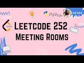 Meeting Rooms LeetCode Python 3 Easy to Understand