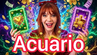 ACUARIO ♒ ¡BRUTAL! TE TOCA EL SORTEO MÁS AFORTUNADO Y LOS OROS REVELAN TU RIQUEZA TOTAL 🤑💰