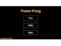 Power Pong My Own Java Game