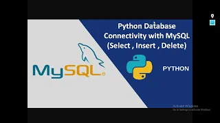 Python Database Connectivity Select Query in MySQL PART 1