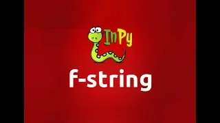 f-string in Python 3 6