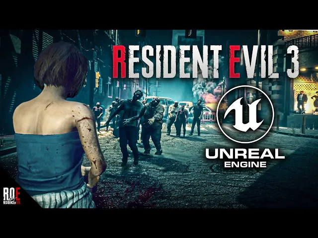 RESIDENT EVIL 3: REMAKE || UNREAL ENGINE 4 | First Look &amp; GAMEPLAY