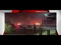 Fiery crash at St Rose and Eastern in Henderson early Monday morning